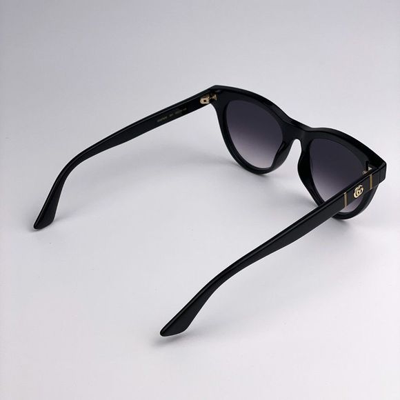 GUCCI GG0763S 001 Sunglasses Black Gray Gradient Cat Eye Women main image 5